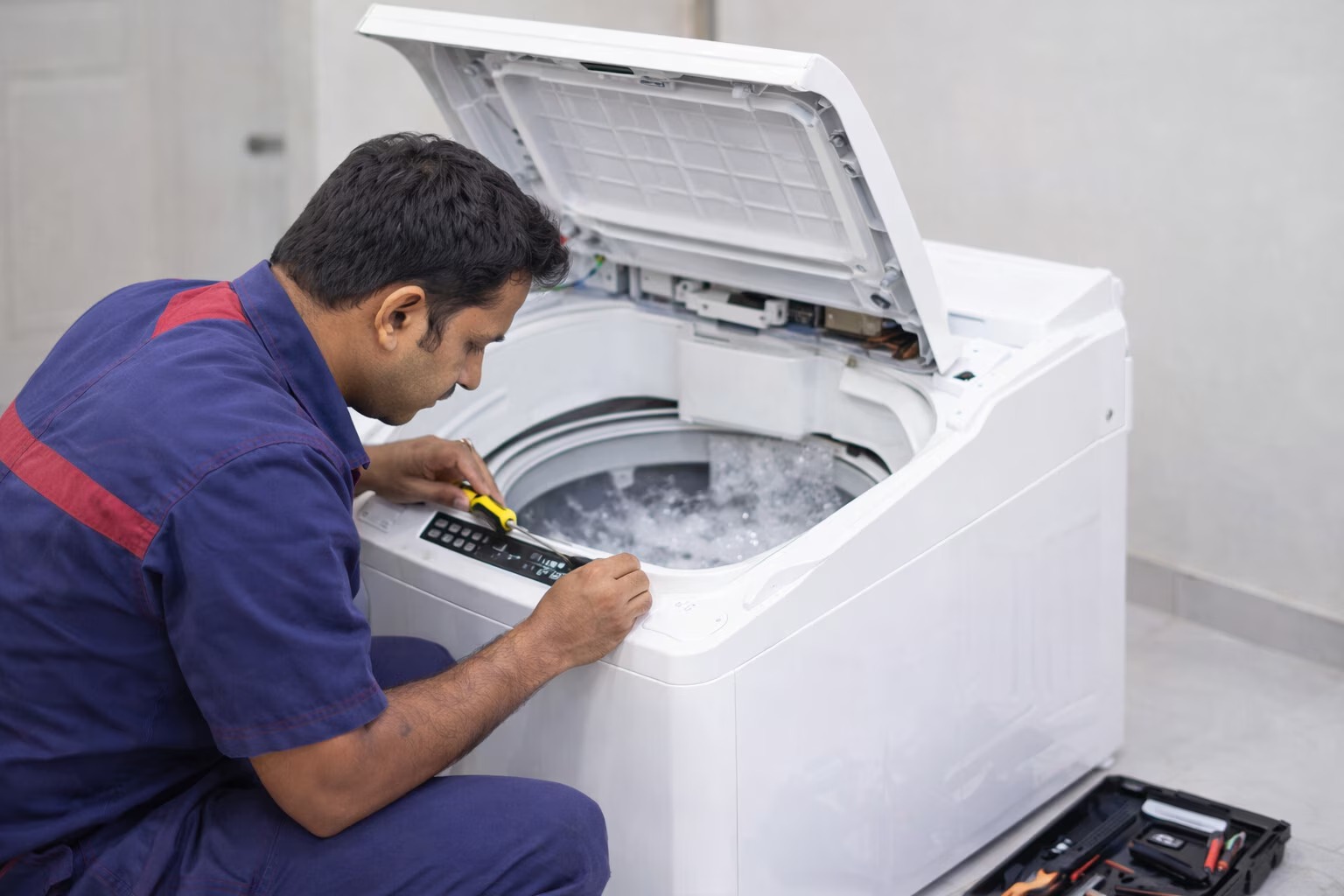 We Repair All Samsung Washing Machine Types, Including Front Load, Top Load, Fully Automatic, Semi-automatic, Inverter, And Smart Washing Machines.